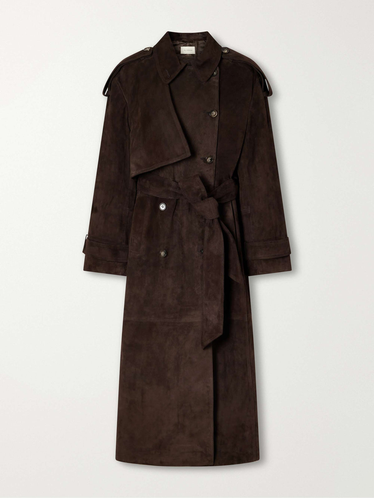 Valeriane Suede Trench Coat